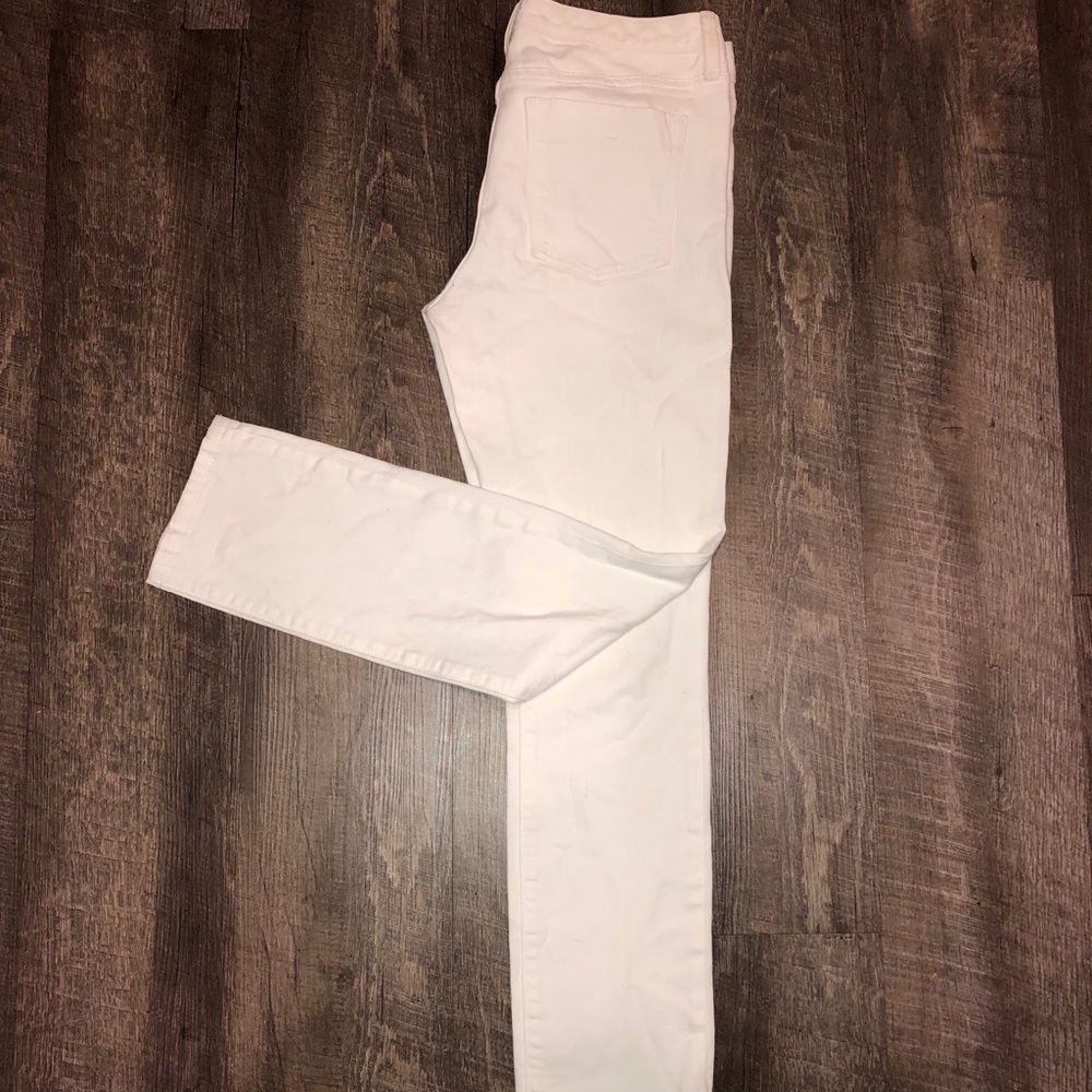WHITE BANANA REPUBLIC JEANS